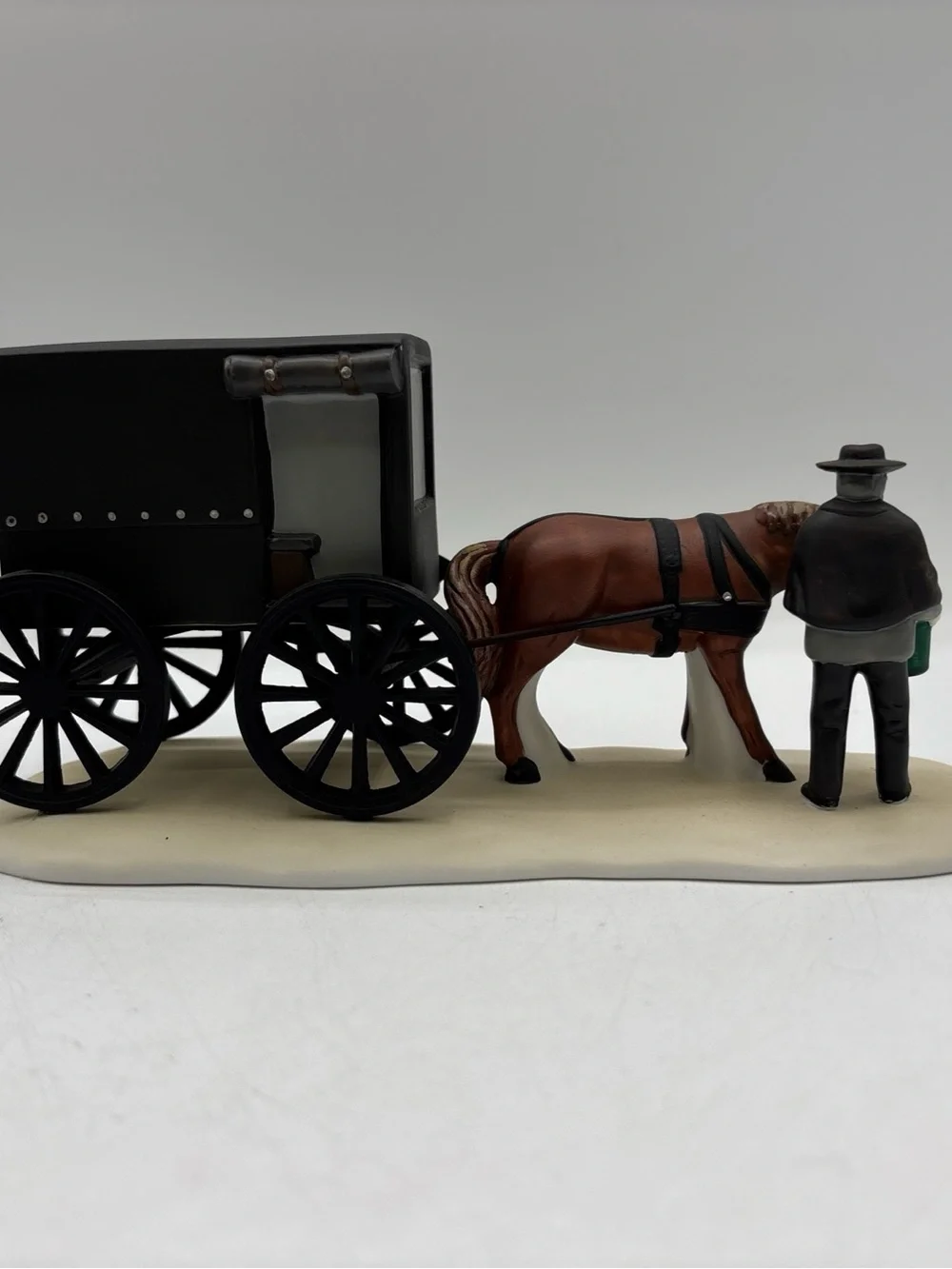 Department 56 1989 Vintage Heritage Village Collection Amish Buggy 59498 Retired